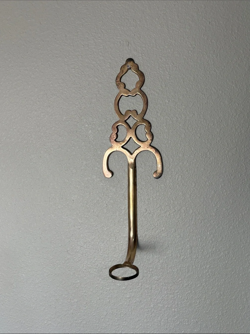 Decorative Brass Wall Votive Holder